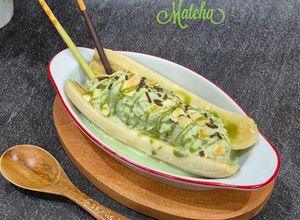 Foto resep Banana Split Matcha