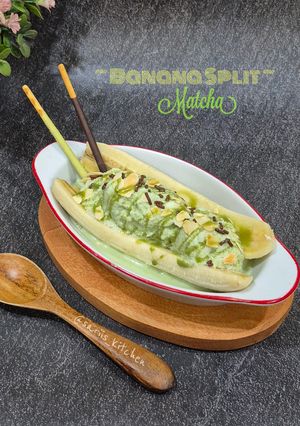Foto resep Banana Split Matcha