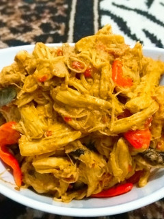 Foto resep Ayam Suwir Masak Santan
