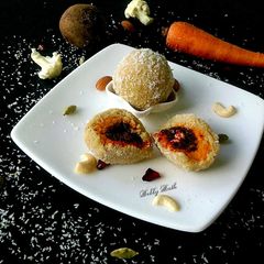 A picture of Cauliflower Layered Laddoos.