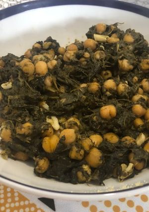 Una foto de Espinacas con garbanzos especiados (V) 🌱