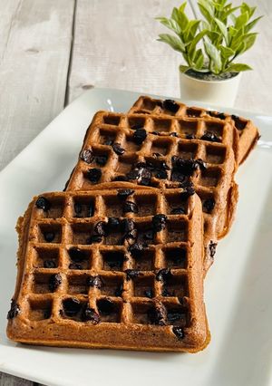 Foto resep 619. Waffle Coklat Crispy