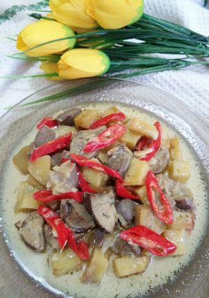 Foto resep Sambal goreng kentang,ati,ampela ayam