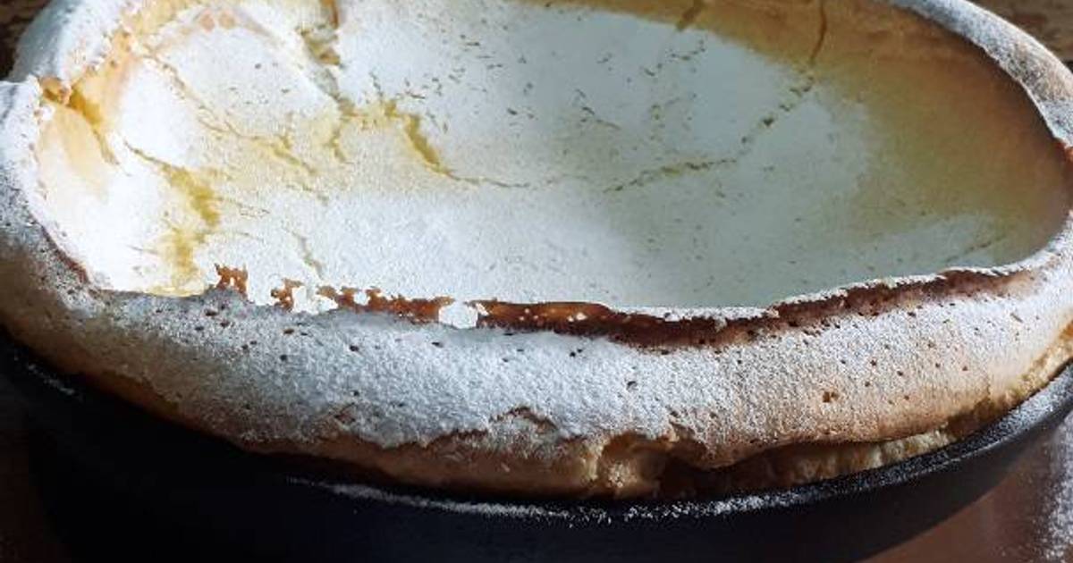Resep Dutch Baby Pancake Super Simple (No baking powder & baking soda