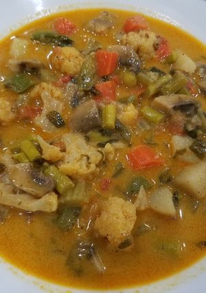 A picture of Vegetable Korma.