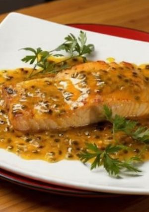 Foto de Peixe Ao Molho De Maracujá