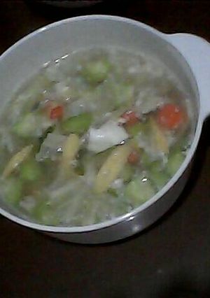 Foto resep Sup oyong kuah telor