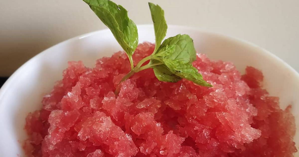 Watermelon Slush Recipe By Shreya Desai Cookpad