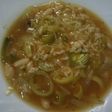Sopa de arroz con judías