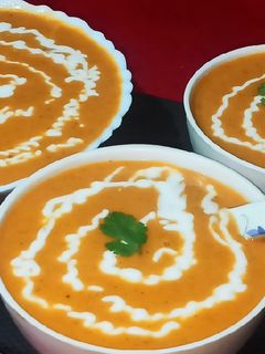 गाजर मूंगफली सूप (gajar moongfali soup recipe in Hindi) रेसिपी मुख्य फोटो