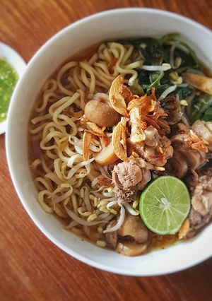 Foto resep Mie kangkung