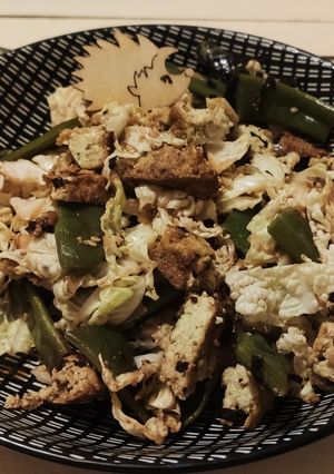 Une photo de Salade inspiration Japon