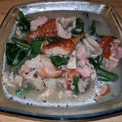 A picture of Smoked Turkey Wing Soup.