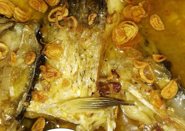 Bahan meracik Mangut Ikan Mas, Enak Banget