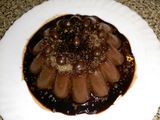 Flan de chocolate