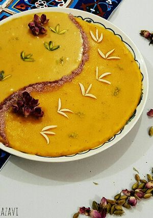 عکسی از دستور حلوا هل و زنجبیل