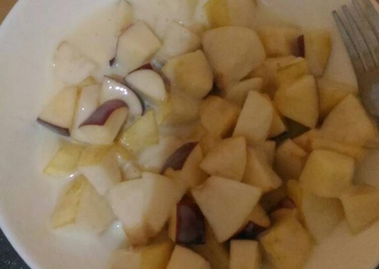 Resep Salad buah simple Sempurna