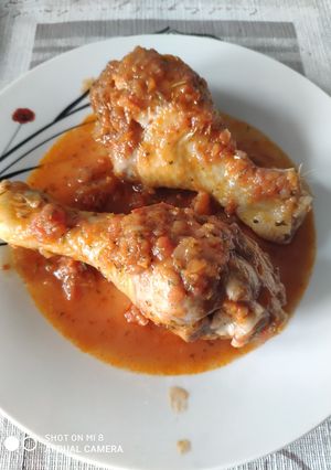 Una foto de Pollo a la cazadora en Mambo