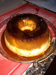 Una foto de Budín de pan casero