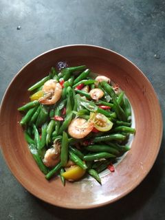 Foto resep Tumis buncis udang