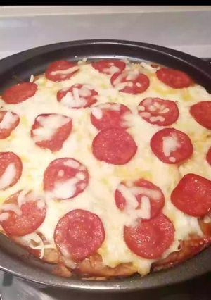 صورة لوصفة بيتزا بيبيروني 🍕