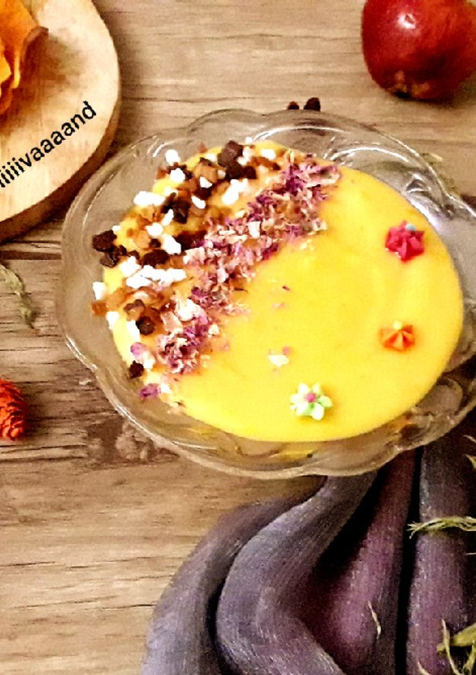 عکسی از دستور فرنی کدو حلوایی