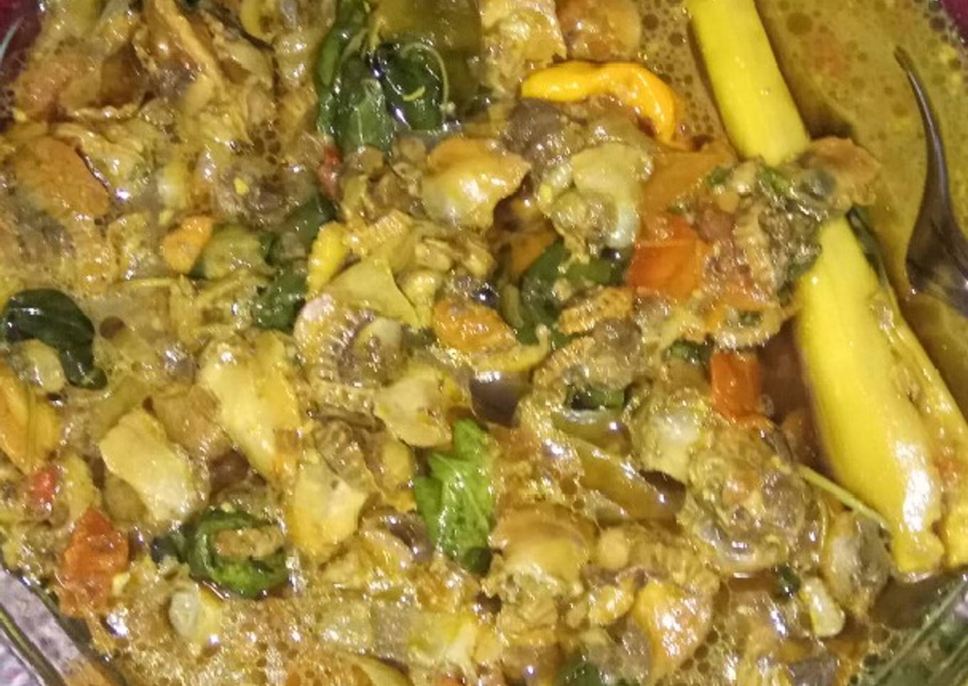 Kerang dara masak rica kemangi