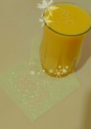 عکسی از دستور اسموتی انبه و موز 🦋🌸