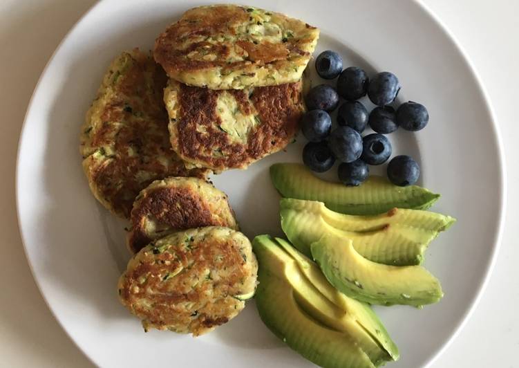 Steps to Prepare Favorite Low carb Courgette fritters