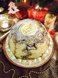 Cupola di Pandoro con Crema al Mascarpone e Cioccolato Bianco