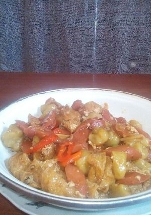 Foto resep Sosis tahu ala szechuan