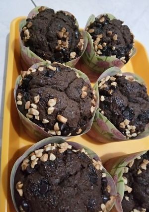 Foto resep Chocolate Custard Muffin ala Dan Lepard