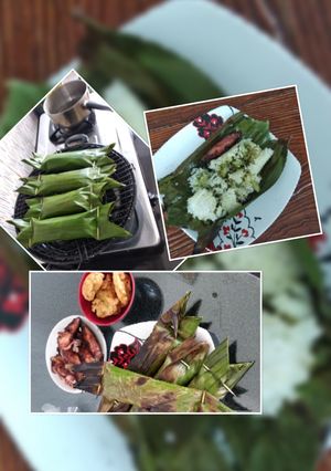 Foto resep Nasi bakar teri medan pete
