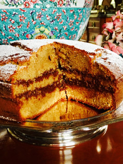 Una foto de Carrot cake relleno de chocolate