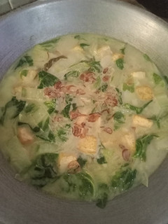Foto resep Sayur Sawi putih tahu santan