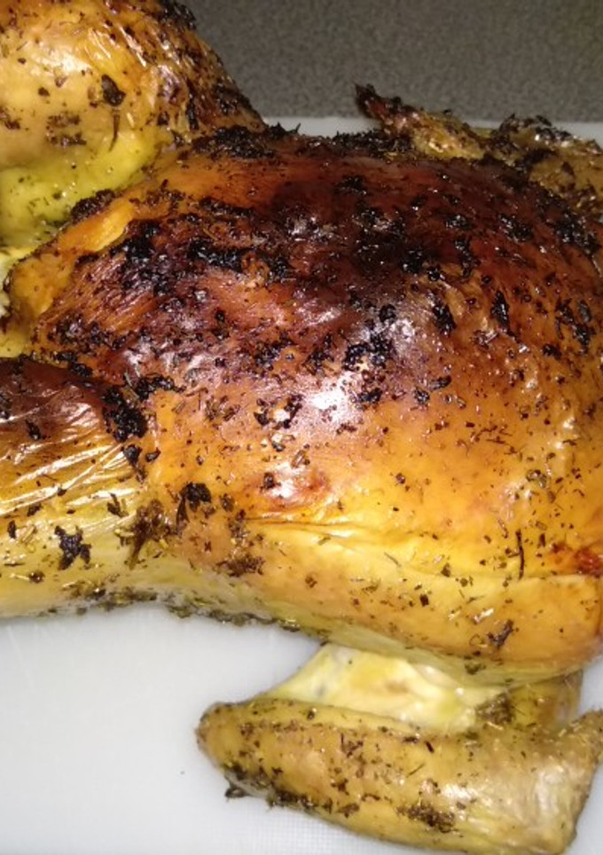 Una foto de Pollo entero asado