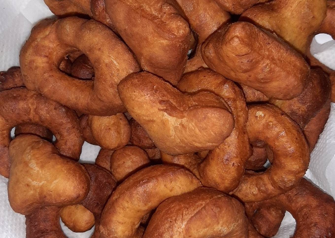 Homemade simple doughnuts