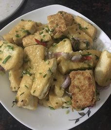 đậu phụ tẩm hành