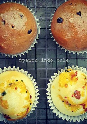 Foto resep Roti Coklat & Roti Bacon-Keju