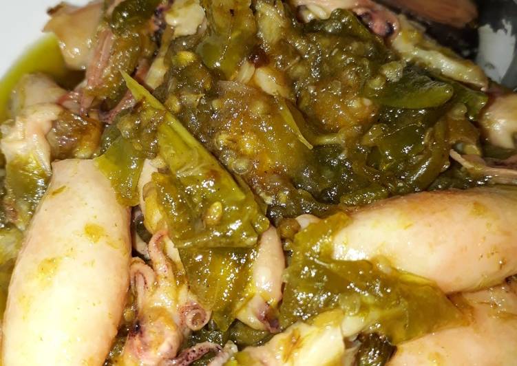 Bahan Menyiapkan Cumi Asin Sambel Ijo Lezat