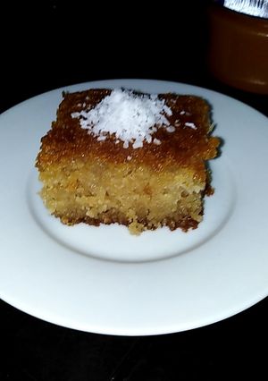صورة لوصفة بسبوسة