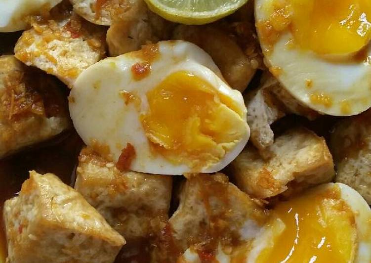 Rujak Tahu Resep Rujak Tahu Telur oleh Resti Nsh Cookpad