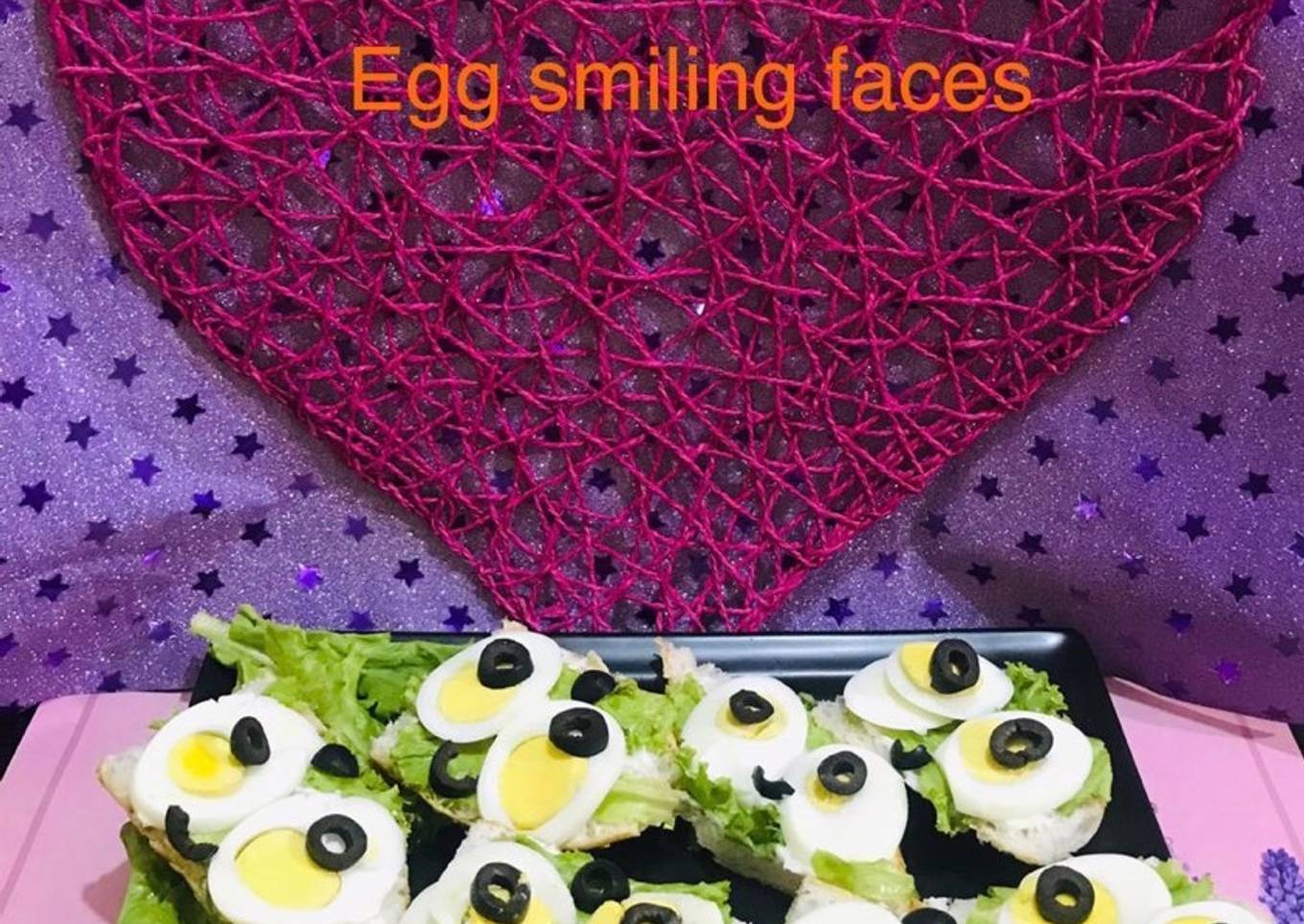 Egg smiling face