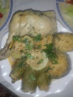 صورة لوصفة دولمة قرنون وكورجات وبطاطا 👌😋