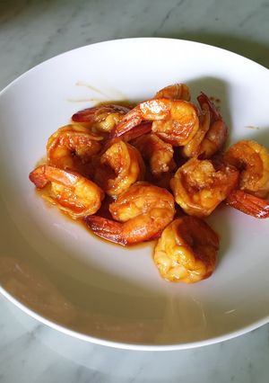 Foto resep Udang bakar madu