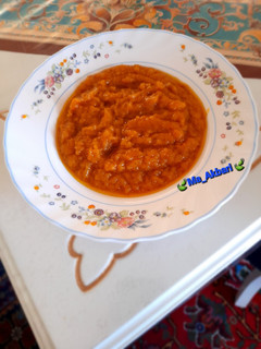 عکسی از دستور کاچی زعفرانی خوشمزه