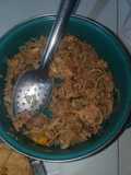 Setas con pollo