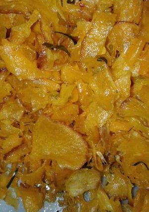 Foto resep Keripik Ubi Daun Jeruk