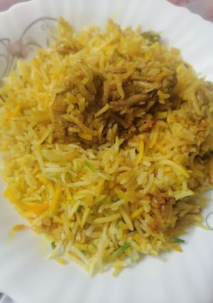 A picture of Chicken chatpati Biryani.