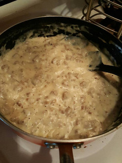 A picture of Sausage Gravy.